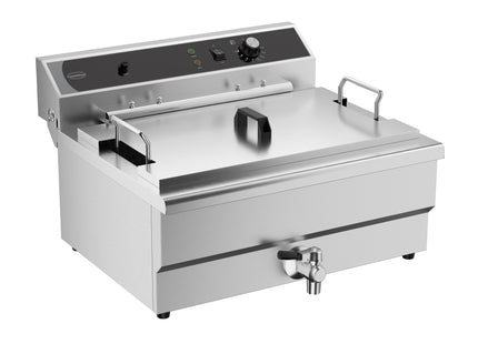 Elektrisk Counter Fryer 25 L - Med avløpsventil