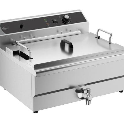 FRITEUSE ÉLECTRIQUE 25L - AVEC VANNE DE VIDANGE