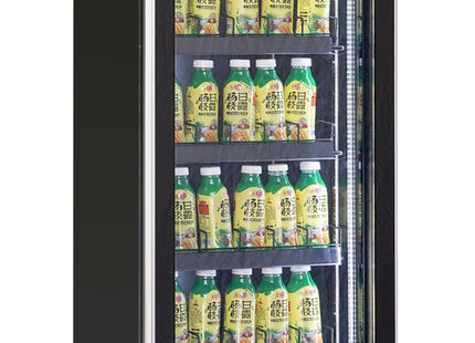 REFRIGERATOR 1 GLASS DOOR BLACK