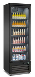 Refrigerator 1 Glass Door Black Ceb-500R Bl