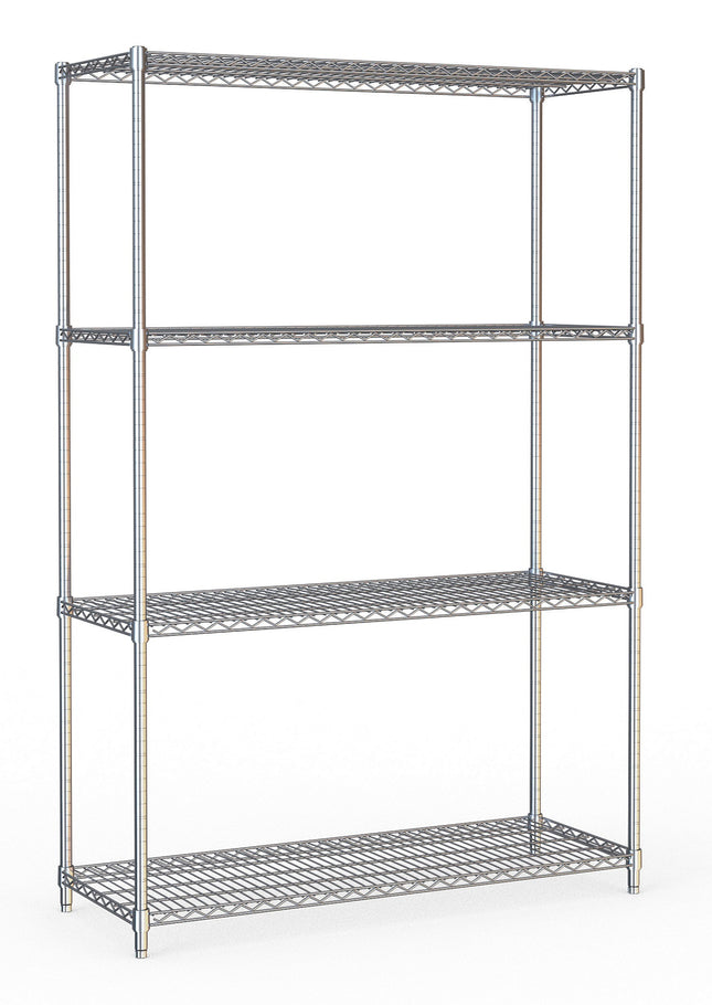 SHELF UNITS 4 LEVELS 1200 FLAT PACKED