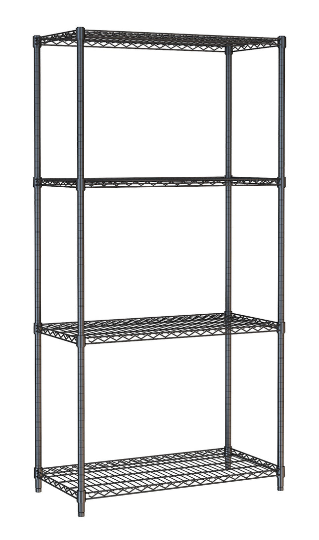 SHELF UNITS 4 LEVELS 1800 FLAT PACKED