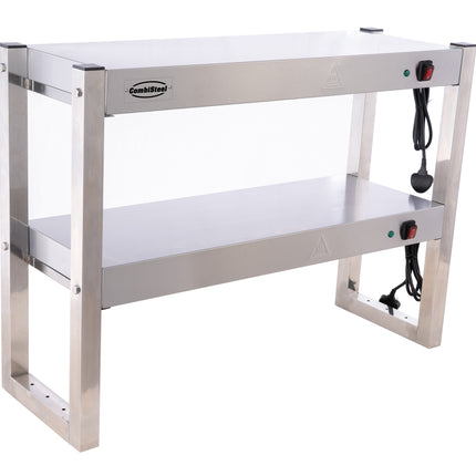 OVERSHELF HALOGEN HEATED 2 LEVELS 900 FLAT PACKED