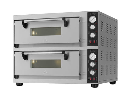 ELEK. PIZZAOVEN DUBBEL 2 X 4