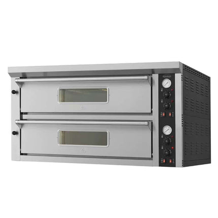 PIZZA OVN - Elektrisk- DOBBELT 2 X 6 - GRATIS bord