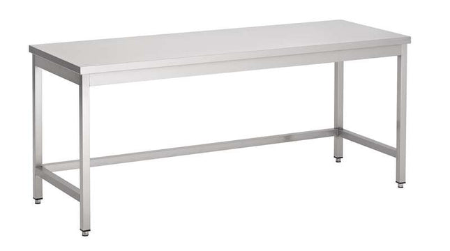 Arbejdsbord med åbent understel – 600 × 1.400 mm