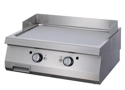 Premium-Grillplatte – glatt – Doppeleinheit – 90 cm tief – elektrisch