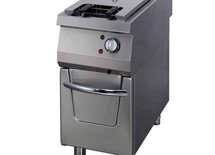 Premium Deep Fryer - 1 x 22L - Single Unit - 90cm Deep - with Drain Tap - Electric