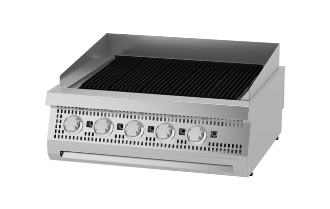 Chargrill Premium - 5 Zones - Unité Double - Profondeur 90 cm - Gaz