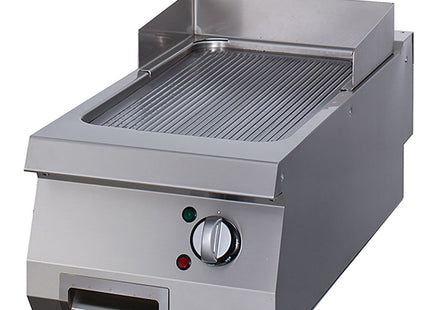 Premium Griddle - Grooved - Single Unit - 90cm Deep - Electric