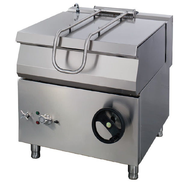 Heavy Duty Bratt Pan - 50L - Dobbelt enhed - 70cm dyb - Gas