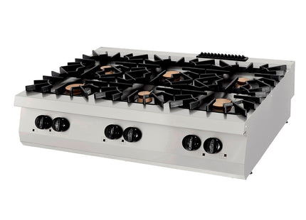 Premium Cooker - 6 Burners - Triple Unit - 90cm Deep - Gas