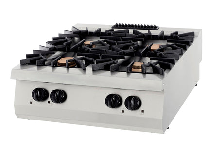 Premium Cooker - 4 Burners - Double Unit - 90cm Deep - 40kW - Gas