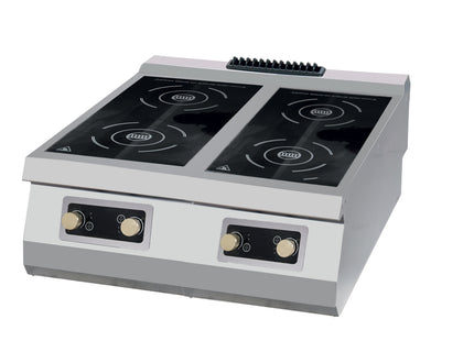 Premium Induction Cooker - 4 Burners - Double Unit - 90cm Deep - Electric