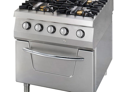 Premium Stove - 4 Burners - Double Unit - 90cm Deep - Gas