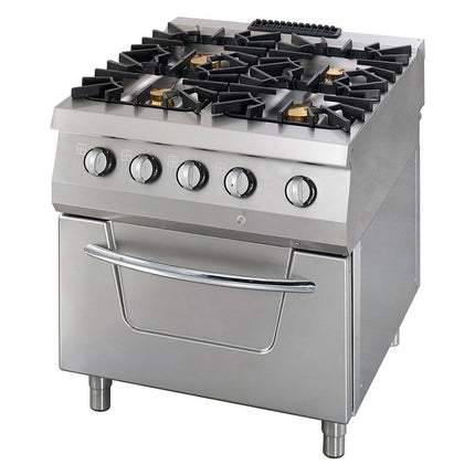 Premium Stove - 4 Burners - Double Unit - 90cm Deep - Gas