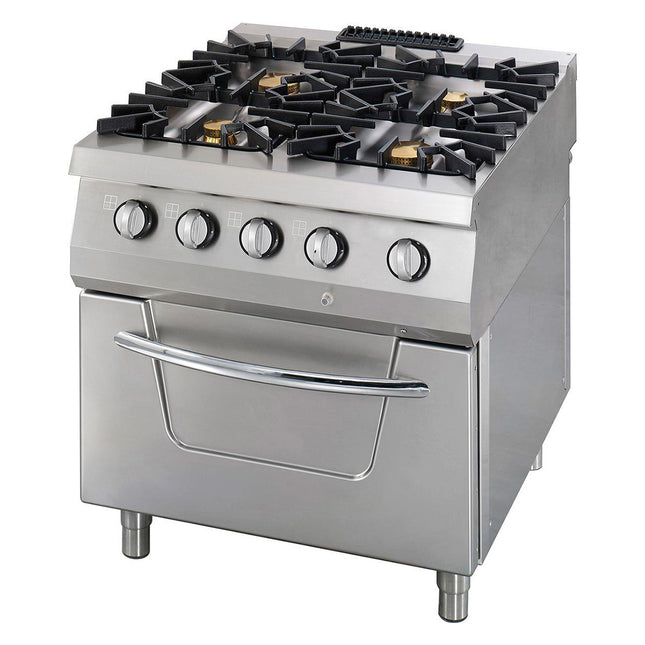 Premium Stove - 4 Burners - Double Unit - 90cm Deep - Gas