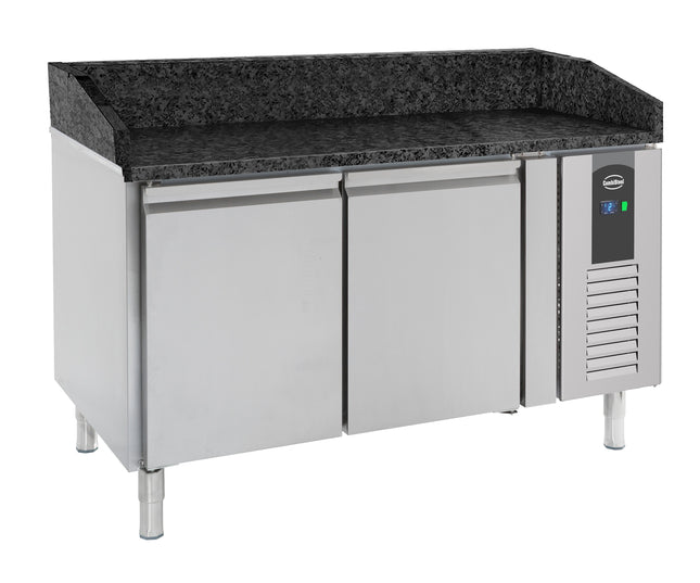 PIZZA disk 2 DØRES SORT GRANIT BORDPLADE