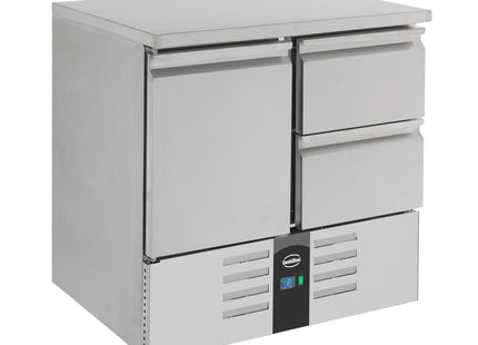 REFRIGERATED COUNTER 1 DOOR/2 DRAWERS