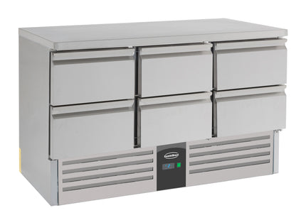 REFRIGERATED COUNTER 6 DRAWERS