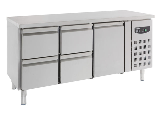 COMPTOIR RÉFRIGÉRÉ 700 1 PORTE ET 4 TIROIRS