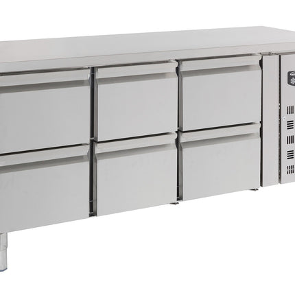 700 REFRIGERATED COUNTER 6 DRAWERS