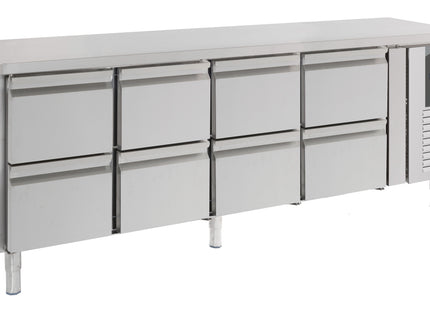 Combisteel 700 Kølebord 8 skuffer