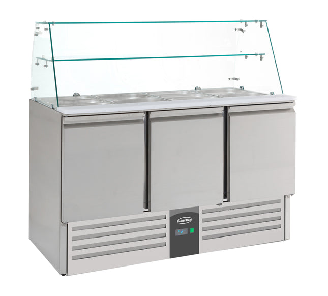 GEKOELDE SALADETTES MET GLAS 3 DEUREN