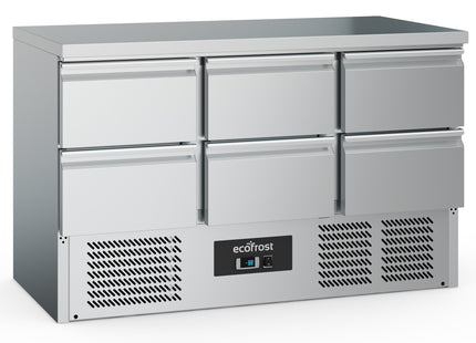 REFRIGERATED COUNTER 6 DRAWERS