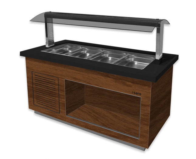 SARO varm buffet 
Model PREMIUM LINE SB-H170 valnød