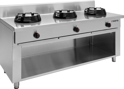 SARO Wok-gaskomfur med åben underdel 
Model CC/03