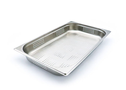 Gastronormbehälter – 1/1 GN – 6,5 cm tief – Edelstahl – perforiert