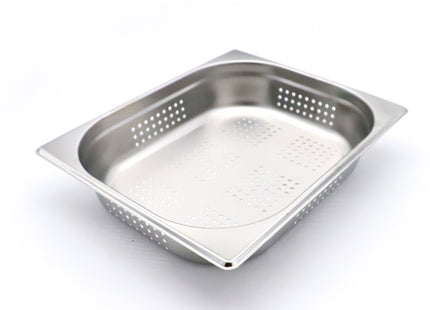 Gastronádoba - 1/2 GN - hloubka 6,5 cm - Nerezová ocel - Perforovaná