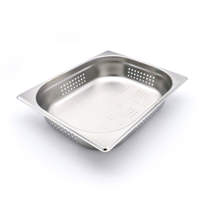 Gastronádoba – 1/2 GN – hloubka 6,5 cm – Nerezová ocel – Perforovaná