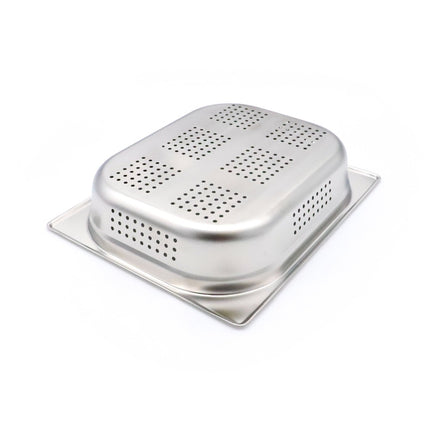 Pojemnik Gastronorm - 1/2 GN - głębokość 6,5 cm - Stal nierdzewna - Perforowany