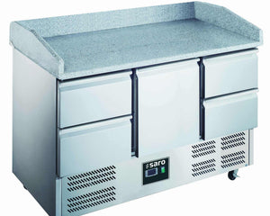 SARO pizzabord, 1 dør + 4 skuffer, 
model 903 PZ 1/4