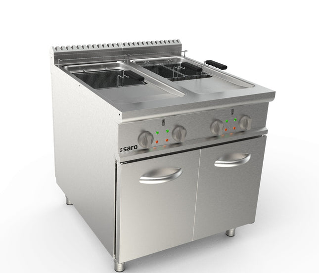 SARO elektrisk frituregryde 2 x 21 liter 
Model LQ / FRE2V21