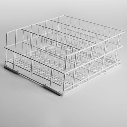 Basket for glasses Ø 85 mm, 400x400 mm Rilsan