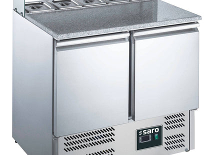 SARO pizzabord, 2 døre, glasoverdel, 
model EPS 900G