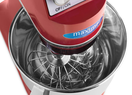 Standmixer – 7 l – bis zu 2 kg Teig – Himbeerrot