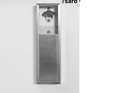 SARO flaskekøleskab med skydelåg, 
model FKT 935 – detaljebillede 1