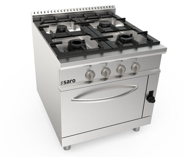 SARO gaskomfur + gasovn, 4 brændere 
Model LQ / CUG4NG