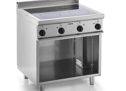 SARO induktionskomfur med åben underskab 
Model E7/CUI4BAL