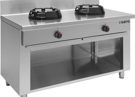SARO wok-gaskomfur med åben underkonstruktion 
Model CC/02