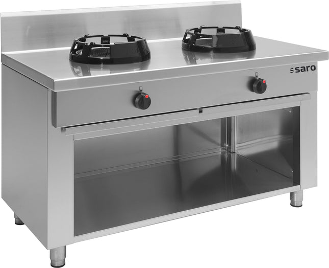 SARO wok-gaskomfur med åben underkonstruktion 
Model CC/02