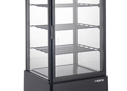 SARO kølevitrine 
model SC 80 AV, sort