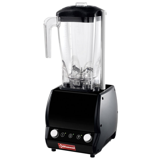 Mixeur professionnel, verre carré 2 Litres, avec minuterie - variateur de vitesse