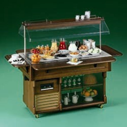Buffet avec plan réfrigéré 4 GN 1/1