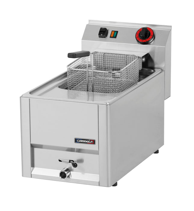 Electric deep fryer with drain tap 8 liters 33