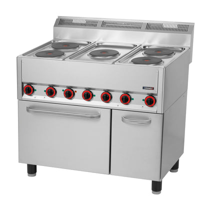 Cuisinière électrique 5 feux avec four électrique ventilé GN 1/1 99
